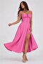 Double Atlas Fabric Stylish Midi Dress - 3
