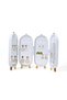 Jewelry Earrings Ring Mirror Foldable Jewelry Box Organizer and Standing Jewelry Stand - 4