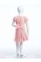 Girl's Rose Detailed Pink Dress 3-7 Years 5883 - 3