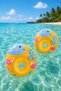 Ring Swimming Armband - Patterned Special Swimming Armband - Armband - Sea Creatures Patterned Circle Armband - Armband Swimming Armband 27X25 Cm. - 7