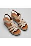 (Mavişim) Poly Light Sole Velcro Daily Women's Sandals Vi̇zon - 5