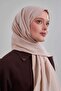 شال تينسل سادة بلون المنك الداكن - 3