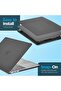 Snap-On Hardshell Cover Impact & Scratch Protection with Keyboard Cover for Apple MacBook Pro 13 (US & UK Layout, Smoke) - 3