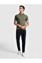 Khaki Slim Fit Buttoned Polo Collar T-Shirt 50323954-Vr027 - 4
