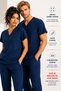 Lycra Scrubs Medical Uniform, Nurse Doctor Hospital Uniform, Men and Women, Healthcare Staff Uniforms, Navy Blue, Purple, Beige, Gray, Burgundy, Coffee, Orange, Blue, Mint, Sage Green, Green, Khaki