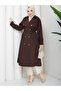 Double Button Windbreaker Hijab Trench Coat Rc3143 - 5
