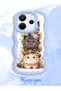 Redmi Note 14 4g Compatible Case Camera Protector Blue Silicone Couple Phone Case Cat Pattern - 2