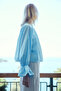 Pleated Skirt with Peplum Bluse - 4