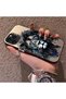 iPhone 11 Pro Max Compatible Silicone Edge Hard Back Case Couple Phone Case with Lion Pattern - 2