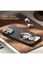 iPhone 17E Compatible Case Camera Protector Black Silicone Couple Phone Case Girl Patterned - 4