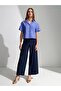50547 100% Cotton Crop Shirt-Indigo - 4
