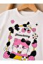 Strawberry Kitten Patterned Baby Girl Top and Bottom Summer Set - 4