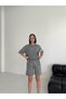 Women's Washable Stone-Faced Shorts and T-Shirt Set - 2
