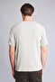Slim Fit Cotton Ribbed Short Sleeve Henley Collar T-Shirt I3004Ax26Sp - 5
