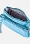 Women 2Pcs Brand Logo Purse, Turquoise - 3