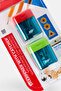 2 Pieces Pencil Sharpener With Lid And Reservoir, Multicolor - 3