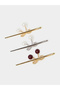 Set of 3 - Bow Decor Hair Pin - 3