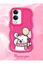Vivo Y29S Compatible Case Camera Protector Red Silicone Couple Phone Case Cat Pattern - 2