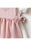 Chick Embroidered Gingham Dress 100% Cotton Baby Girl - 4