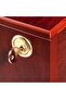 Leuchtturm Money Safe, 10 Drawer Capacity, Mahogany Color - 3