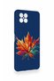 Omix X600 Compatible Colorful Leaf Patterned Silicone Case - 3