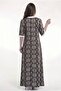 Women's Cotton Snakeskin Print Homewear Long Dress - 3