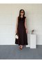 A-Line Sleeveless Midi Modal Dress - 8