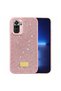 Xiaomi Redmi Note 10 Case with Silicone Edges and Shiny Lux Diamond Cover