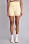 High Waist Flat Open Top Yellow Biker Leggings I0955Ax26Sm - 3