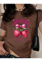 Strawberry Confidence Printed Oversize Cotton T-Shirt