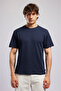 Conroy Men's Regular Fit 100% Cotton Printed Crew Neck T-Shirt Blue - 2
