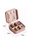 Portable Travel Jewelry Organizer Box with Zipper Compact Jewelry Storage Case for Rings, Earrings, Necklaces, Bracelets, Watches & Small Accessories - 5