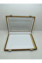 Glass Covered Leather Fabric Coffee-White Color 34 cm / 24 cm Nail Art Necklace Display Stand - 5