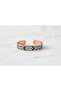 100% Handmade Copper |   Copper Ethnic Geometric Motif Adjustable Clamp Bracelet