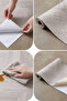 Premium Self-Adhesive Wood Herringbone Parquet Look Pvc Floor Wall Cabinet Covering - 6