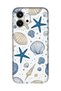 Honor 600 Compatible Transparent Phone Case with Sea Shell and Star Pattern