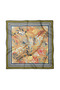 وشاح / باندانا منقوشة بالزهور مقاس 50×50 سم