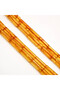 Natural Baltic Amber Rosary 33 Beads 4.5x13.5mm Honey Cylinder Prayer Beads 11.5g Red Cord - 4