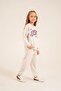 Girl's Printed White Long Sleeve Tracksuit Set Us2732-C-V1 - 6
