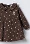 Embroidered Baby Girl Brown Dress Usb3253-C-V2 - 2