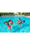 Wavy Ring Float with Handle - Inflatable Wave Patterned Ring - Inflatable Sea Ring - Tropical Patterned Ring - Colorful Patterned Inflatable Ring 91 Cm. - 6