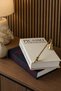 Fabric Decorative Book Box Set of 2 - Hidden Storage Box Navy Blue Modern Home Decoration - 2