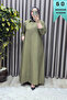 Women's Clothing Large Size Modal Cupra Shirt Collar Buttoned Dress
