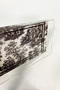 Patterned Plexiglass Tray for Serving and Presenting with Transparent Handles 35cm X 25 cm - 3