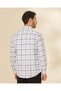 Men Sky Blue Button Down Oxford Shirt - 3