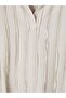 Lcw Everyday Gray Polo Collar Textured Blouse - 7