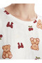 Esvab • Modern & Distinctive Zero Roba Collar Embroidered Women's Nightgown - 3