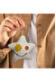 Handmade Yellow Daisy Eyed Star Fabric Keychain 10 cm - 5