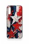 Samsung A70 Compatible Star Flag Patterned Silicone Case - 4
