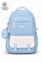 4-Piece Satin Fabric Waterproof Primary School Bag Set with Lunch Bag, Pen Holder and Accessory Bag - 4